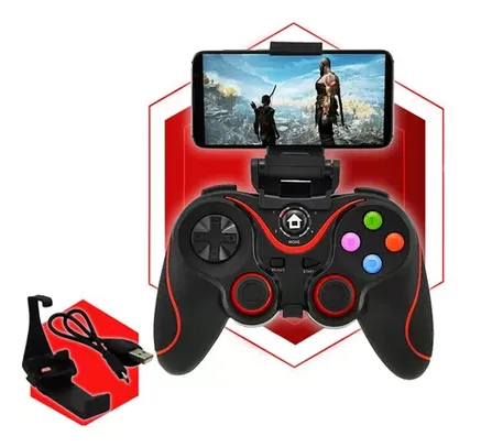 Controle Game Pad Joystick Bluetooth Celular Android