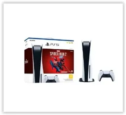 Console Playstation 5 Sony, SSD 825GB, Controle sem fio DualSense, Com Mídia Física + Jogo Marvel's Spider-Man 2 - 1000037788