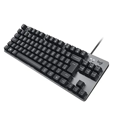 Teclado Mecânico com fio Logitech K835 TKL com Estrutura de Alumínio e Switch TTC Red Linear