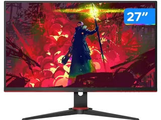 Monitor Gamer AOC Sniper 27G2HE5 27” LED IPS - Full HD HDMI VGA 75Hz  