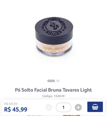 Pó Solto Facial Bruna Tavares Light - PanVel Farmácias