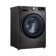 Lava e Seca Smart LG VC2 11kg Aço Escovado Preta 110V com Inteligência Artificial CV9011EC4  Motor I