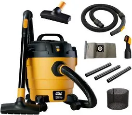 Aspirador de Água e Pó, WAP, GTW 10, Amarelo/Preto, 110V | R$ 310