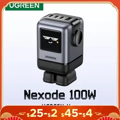 [Taxa inclusa] UGREEN-GaN RoboCarregador Rápido 100W – Compatível com iPhone, MacBook, Laptops