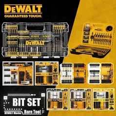 DEWALT-Drill Drive Screwdriving Bit Set, Acessórios para ferramentas elétricas, DWANGFT100Set, DT715