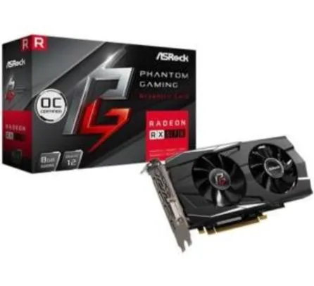 Placa de Video Asrock Phantom Gaming D Radeon RX570 8G OC, GDDR5 - R$999