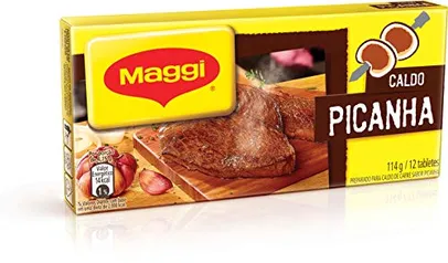 Caldo, Picanha, Maggi, Tablete, 114 g | R$ 2