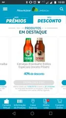 40% desconto em cervejas Eisenbahn (exceto Pilsen) no app Pão de Açúcar