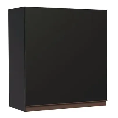 Armário Aéreo Madesa Reims 60 cm 1 Porta - Preto