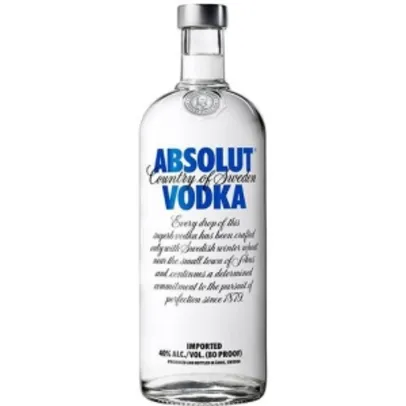 Saindo por R$ 70: [Americanas] Vodka Absolut 1 litro - R$69,99 | Pelando