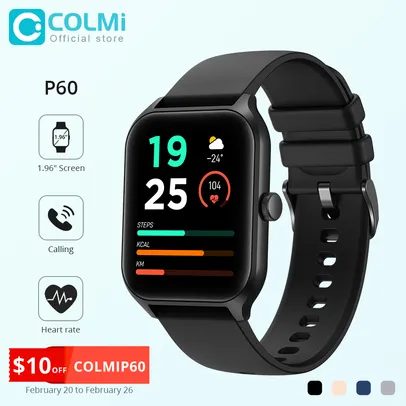 Smartwatch Colmi P60 barbada 