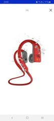 [cc Sub] Fone de Ouvido JBL Endurance Dive Vermelho R$295