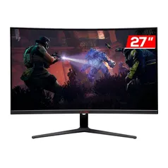 Monitor Gamer Pichau Athen V2, 27 Pol., VA, Curvo, Full HD, 1ms, 165Hz, Freesync