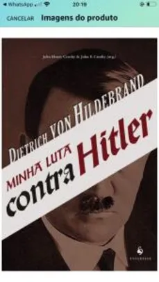 Minha Luta Contra Hitler (Português) Capa Comum R$ 59