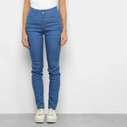 [APP]Calça Jeans Skinny Malwee Feminina - Azul
