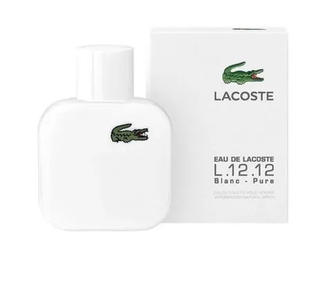 [App] Perfume Lacoste Eau De Lacoste L1212 Blanc Pure Homme Edt 100 Ml - Lacoste | R$193