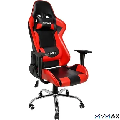 Product photo Cadeira Gamer Mx7 Preto/Vermelho - Mymax