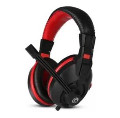 Headset Gamer Marvo H8321P, Com Fio, Black/Red, H8321P