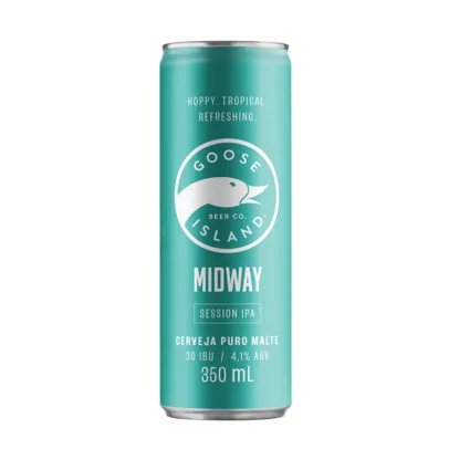 Cerveja Session IPA Puro Malte Midway Goose Island Lata 350 ml