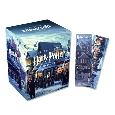 Coleção Harry Potter - 7 Volumes (Português) Capa Comum + Marcador Exclusivo - 1ª Ed. | R$120