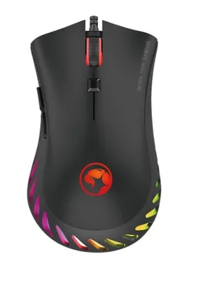 Mouse Gamer Marvo G985 SunSpot G1, 10000 DPI, 7 Botões, RGB, Black