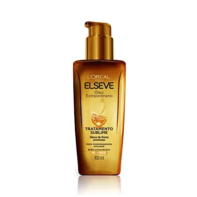 (REC) ELSÉVE Óleo Capilar L'Oréal Paris Elseve Óleo Extraordinário 100Ml - Leave In Anti Frizz Protetor Térmico Tratamento Reconstrutor