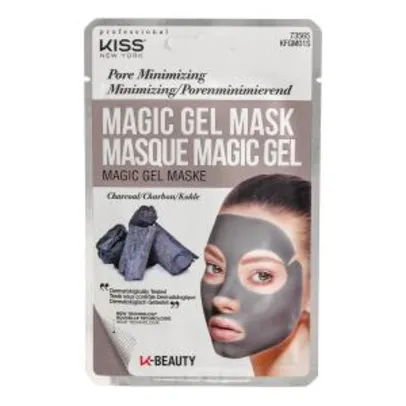 Máscara Facial Kiss New York - Magic Gel Mask Carvão - 1 Unid. - Preto | R$17