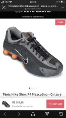 Tênis Nike Shox R4 Masculino | R$390