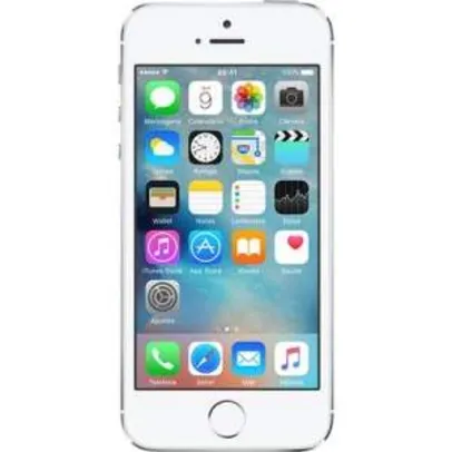 [SUBMARINO] iPhone 5S 32GB Prata Tela 4" IOS 8 4G Câmera 8MP- Apple