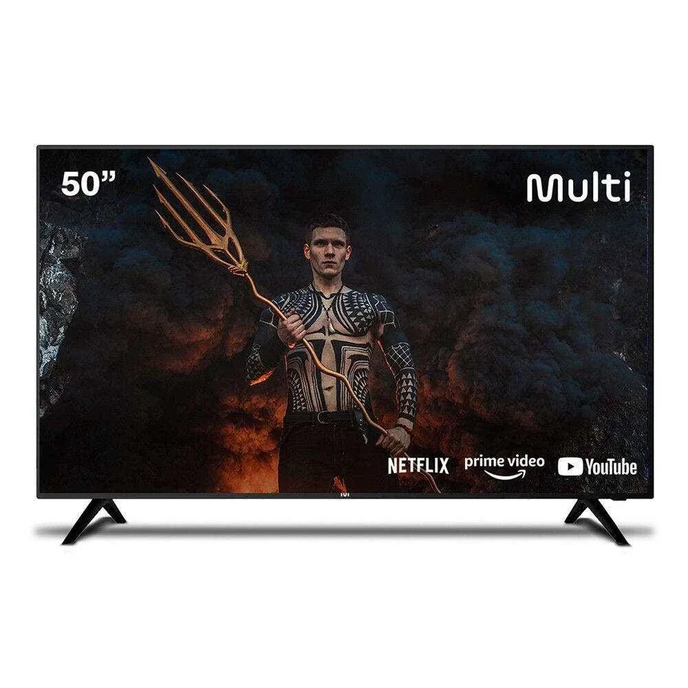 Imagem do produto Smart Tv DLED 50 4K Multilaser 3 HDMI 2 Usb Wi-Fi - TL032M