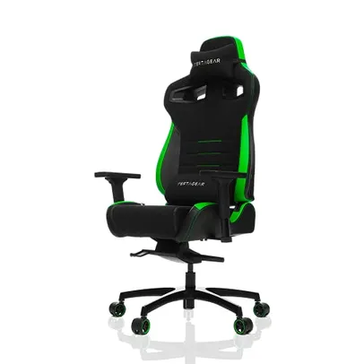 Vertagear Vg-Pl4500_Gr Vertagear Racing Series P-Line Pl4500 Coffee Fiber With Silver Embroirdery Gaming Chair Black/Green Edition(Led/Rgb Upgradable)