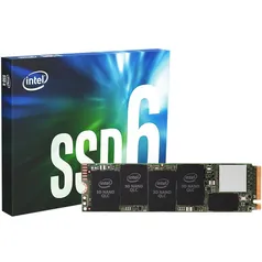 SSD Intel 660p, 1TB, M.2 NVMe, Leitura 1800MBs e Gravação 1800MBs, SSDPEKNW010T8X1