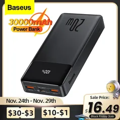 Power Bank  Baseus 30000mah  20W