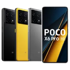 Smartphone Xiaomi Poco X6 Pro 5G NFC Global 256GB - 8GB RAM Dual SIM Tela 6.67"