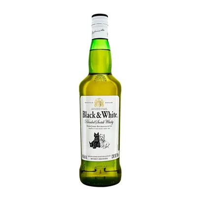 Foto do produto Whisky Black & White 700 Ml