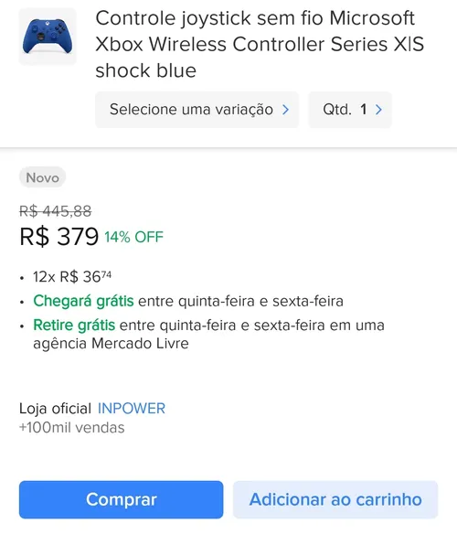 Imagen na descrição da promoção