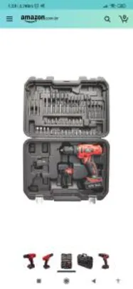 Parafusadeira 12V Bateria Biv Kit13Pcs R$ 151