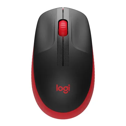 Mouse Sem Fio Logitech M190 Vermelho