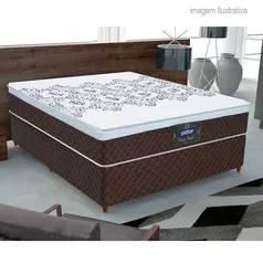 Cama Box Casal Colchão Molas Ensacadas com Euro IN New York R$ 798