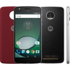 [SUBMARINO] (1485,56 NO CARTÃO DA LOJA) Smartphone Moto Z Play Dual Chip Android 6.0 Tela 5.5" 32GB Câmera 16MP - Preto