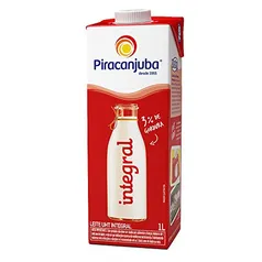 [PRIME] Leite Integral Piracanjuba 1L | R$ 3,19