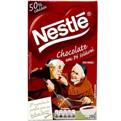 Chocolate em pó solúvel 50% 200G nestlé