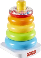 Fisher-Price, Pirâmide de Argolas, Brinquedo para Bebês, A partir de 6 meses