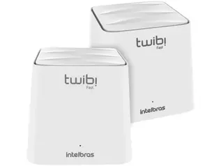 Kit Roteador Wireless Intelbras Twibi Fast Branco - 2 Unidades