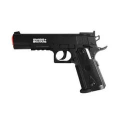 Pistola de Pressão Co2 Swiss Arms P1911 Match 4,5mm - Nylon - R$305