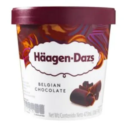 Sorvete de Chocolate Belga HÄAGEN DAZS 473ml | R$18