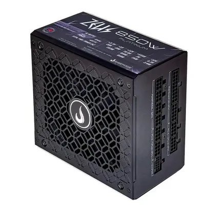 (APP)Fonte Gamer Rise Mode Zeus 850W, Platinum, Full Modular, PFC Ativo, Preto - RM-PSU-01-PA-850