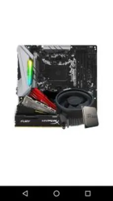 Kit Upgrade B450M Steel Legend AMD AM4 + Processador AMD Ryzen 5 3600 3.6GHz + Memória DDR4 8GB 3000MHz