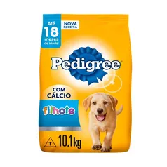 Ração Para Cães Filhotes PEDIGREE Raças Médias E Grandes Pacote 10,1Kg | R$48