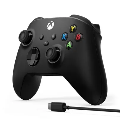 Controle sem Fio Xbox + Cabo USB